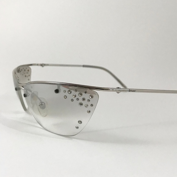 Dior Cat-Eye with Crystals Sunglasses - Picture 2 of 8